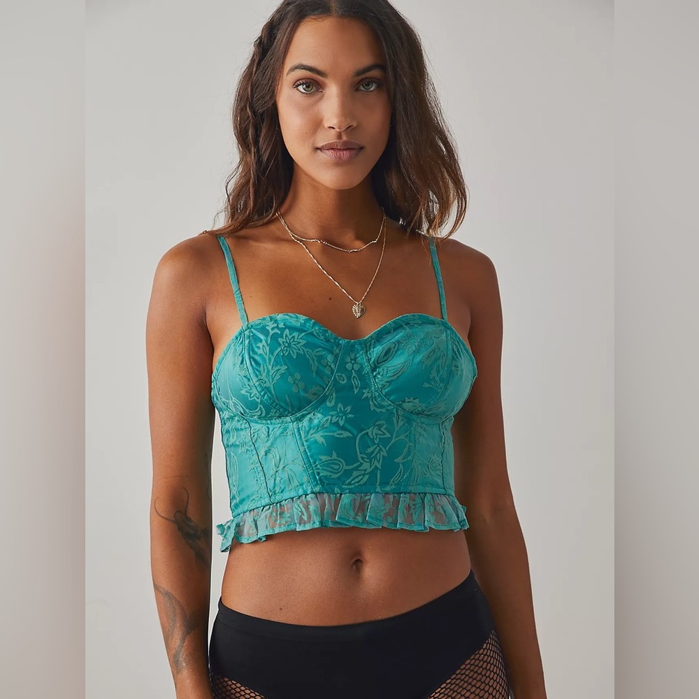 Free People Now Or‎ Never Corset Cami medium